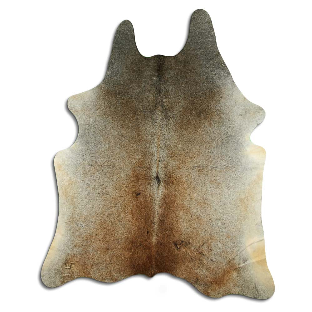 Authentic Leather Hides, Cowhide Area Rug, Gray