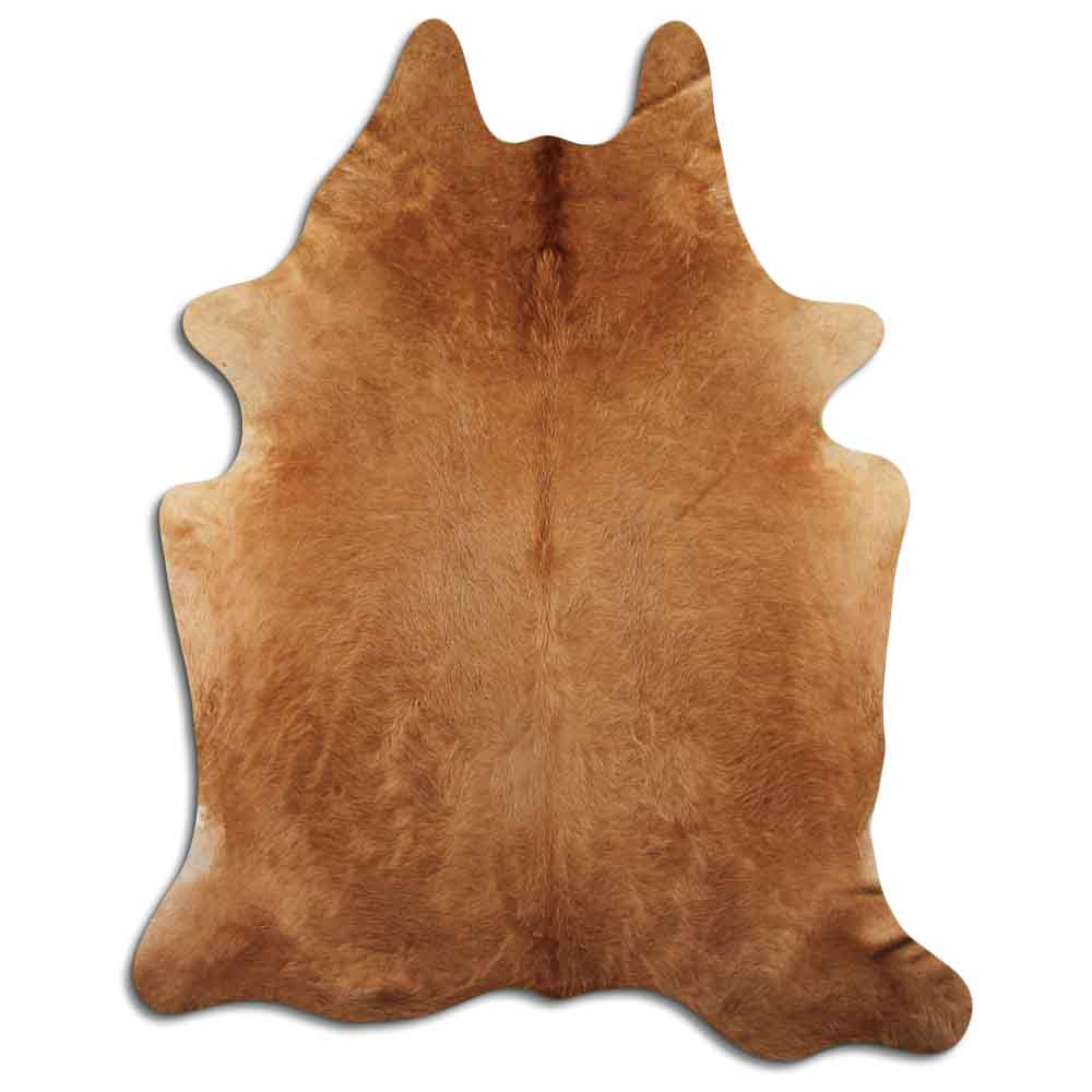 Authentic Leather Hides, Cowhide Area Rug, Caramel