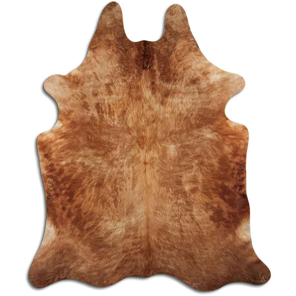 Authentic Leather Hides, Cowhide Area Rug, Caramel