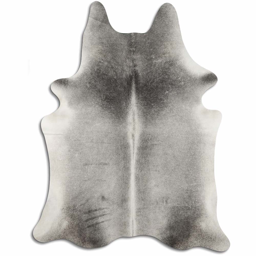 Authentic Leather Hides, Cowhide Area Rug, Gray