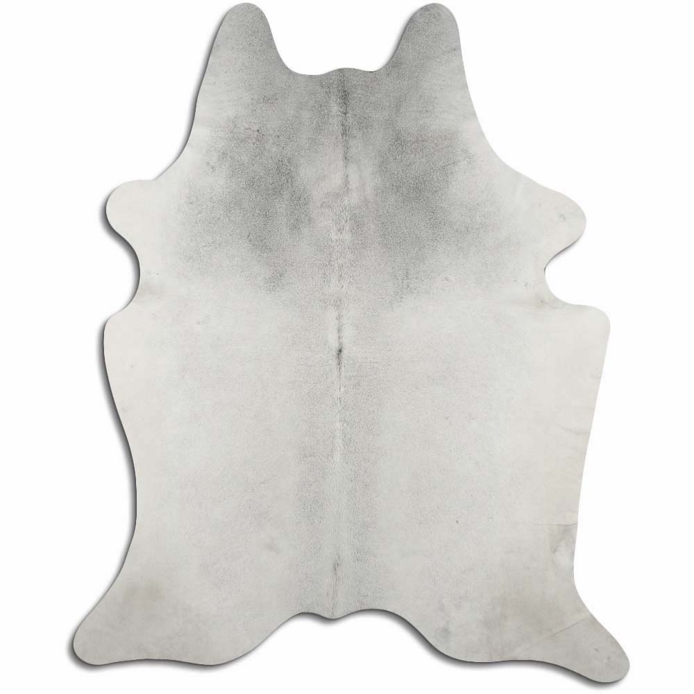 Authentic Leather Hides, Cowhide Area Rug, Gray