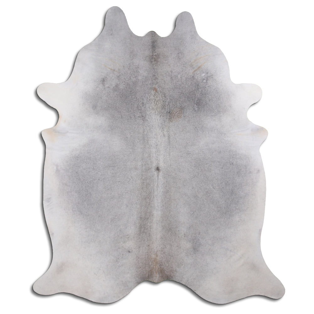 Authentic Leather Hides, Cowhide Area Rug, Gray