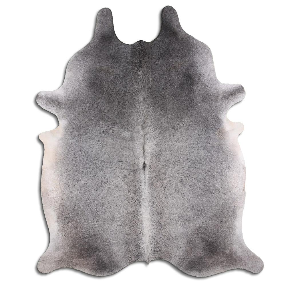 Authentic Leather Hides, Cowhide Area Rug, Gray