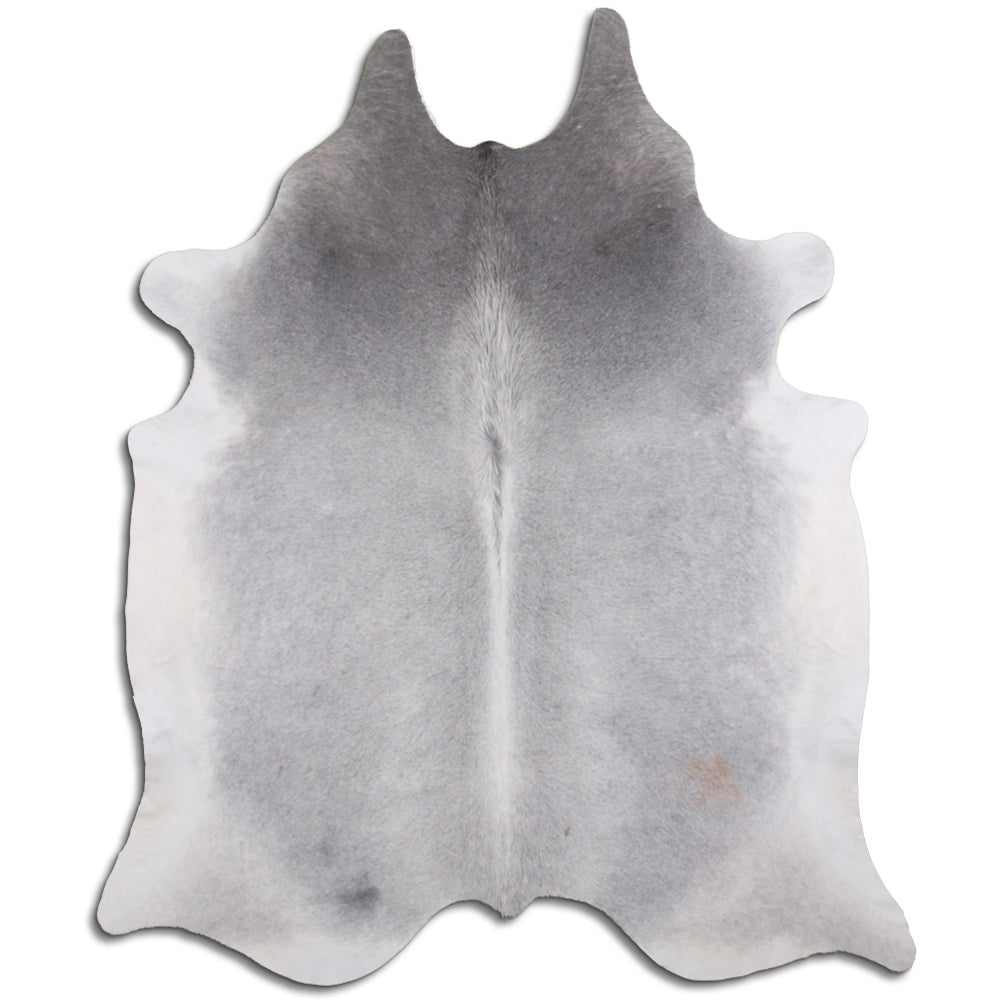 Authentic Leather Hides, Cowhide Area Rug, Gray