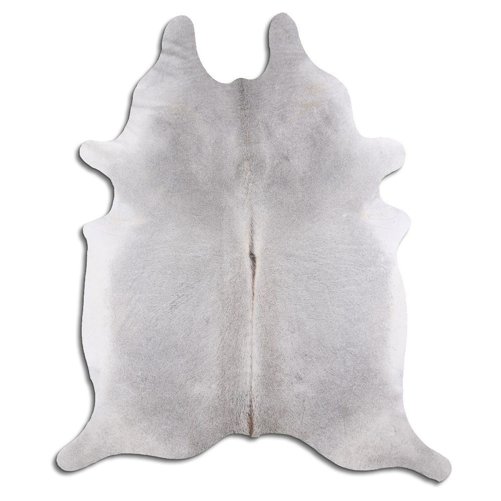 Authentic Leather Hides, Cowhide Area Rug, Gray