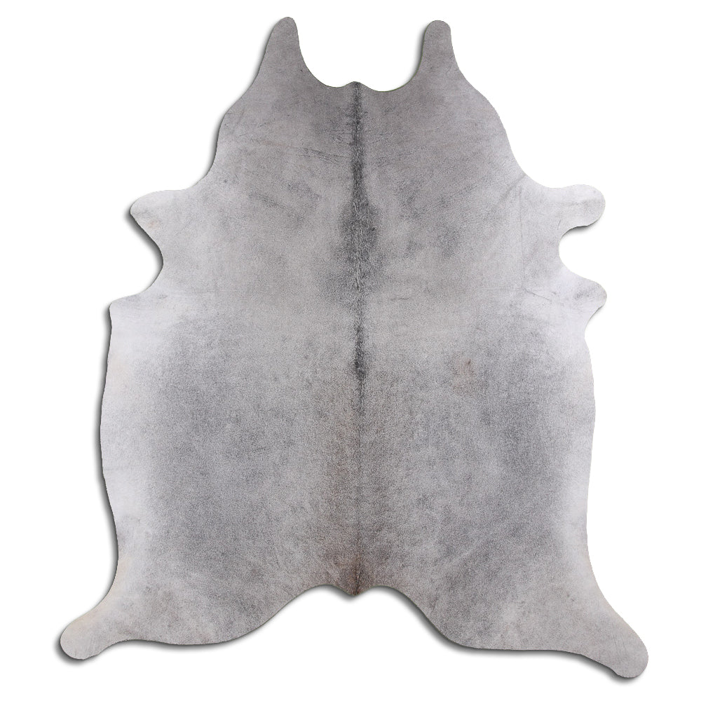 Authentic Leather Hides, Cowhide Area Rug, Gray