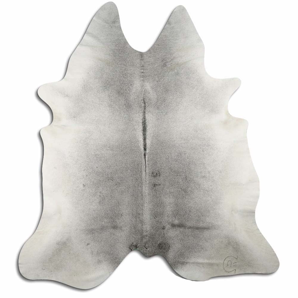 Authentic Leather Hides, Cowhide Area Rug, Gray