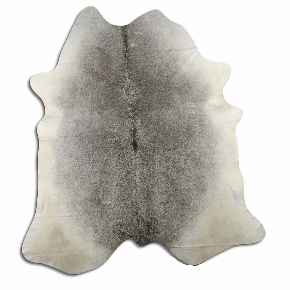Authentic Leather Hides, Cowhide Area Rug, Gray