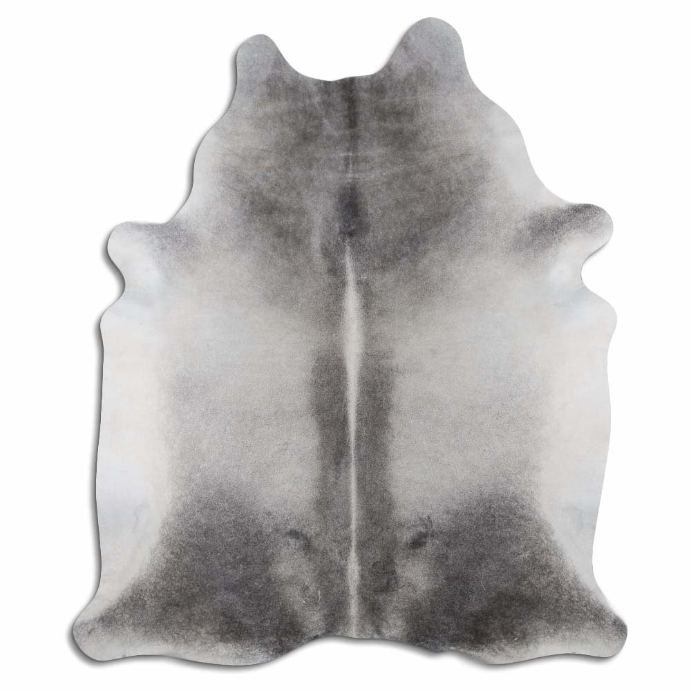 Authentic Leather Hides, Cowhide Area Rug, Gray