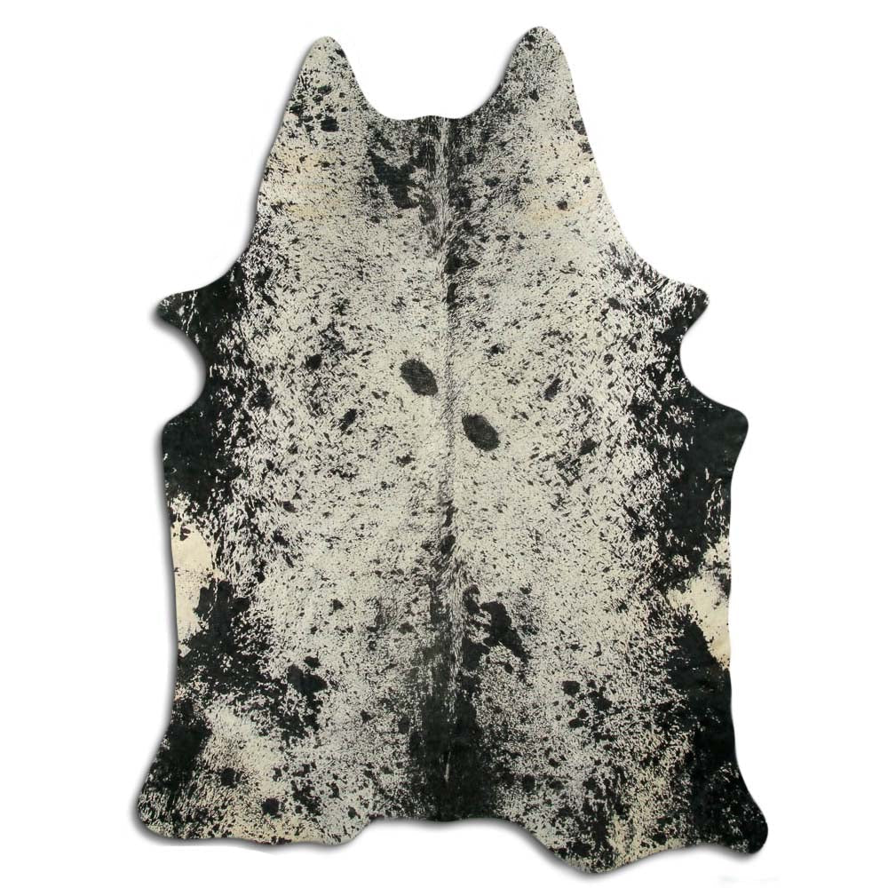 Authentic Leather Hides, Cowhide Area Rug, Salt & Pepper