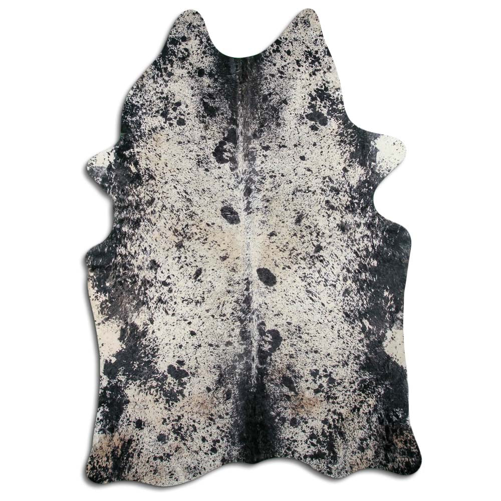 Authentic Leather Hides, Cowhide Area Rug, Salt & Pepper
