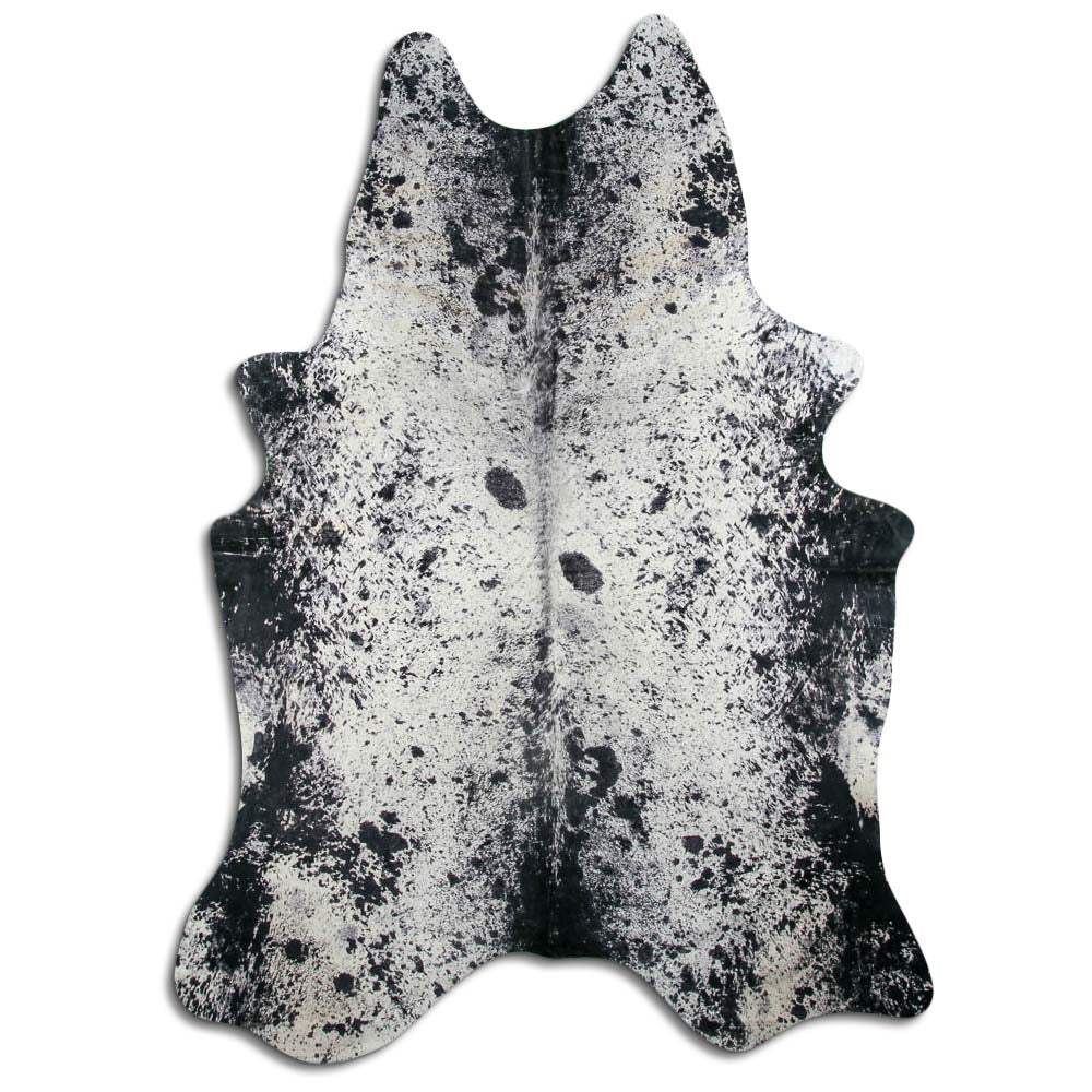 Authentic Leather Hides, Cowhide Area Rug, Salt & Pepper