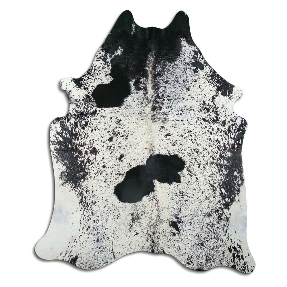 Authentic Leather Hides, Cowhide Area Rug, Salt & Pepper