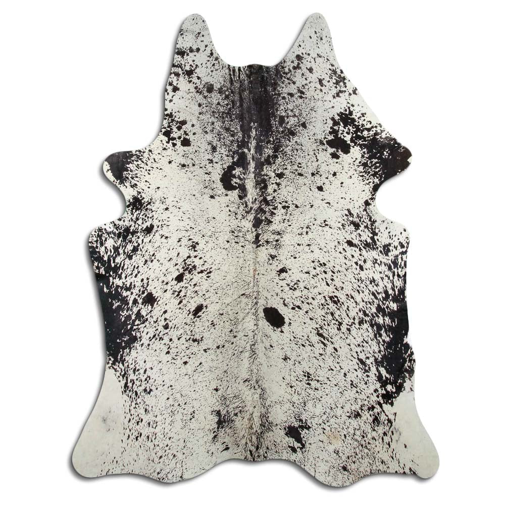 Authentic Leather Hides, Cowhide Area Rug, Salt & Pepper