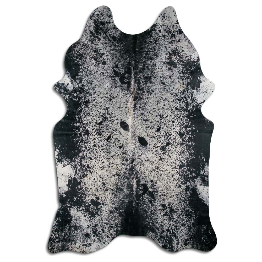 Authentic Leather Hides, Cowhide Area Rug, Salt & Pepper