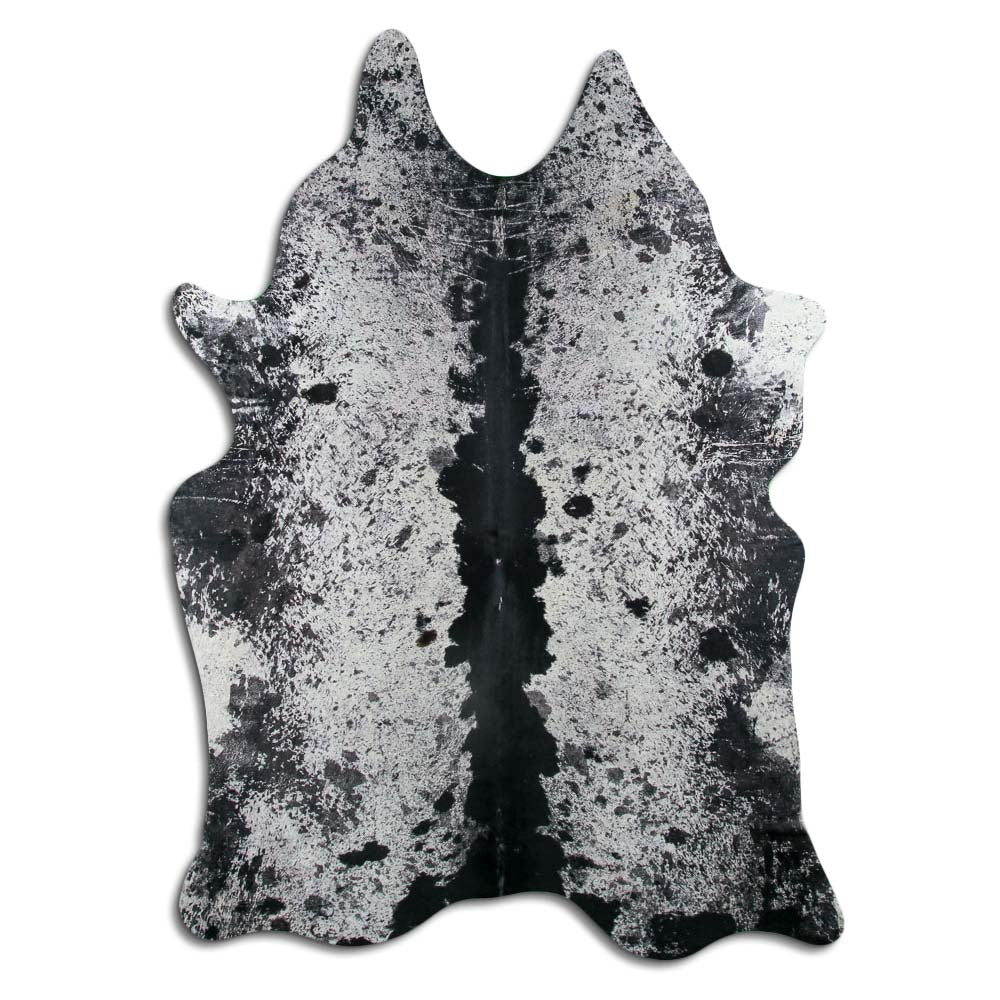 Authentic Leather Hides, Cowhide Area Rug, Salt & Pepper