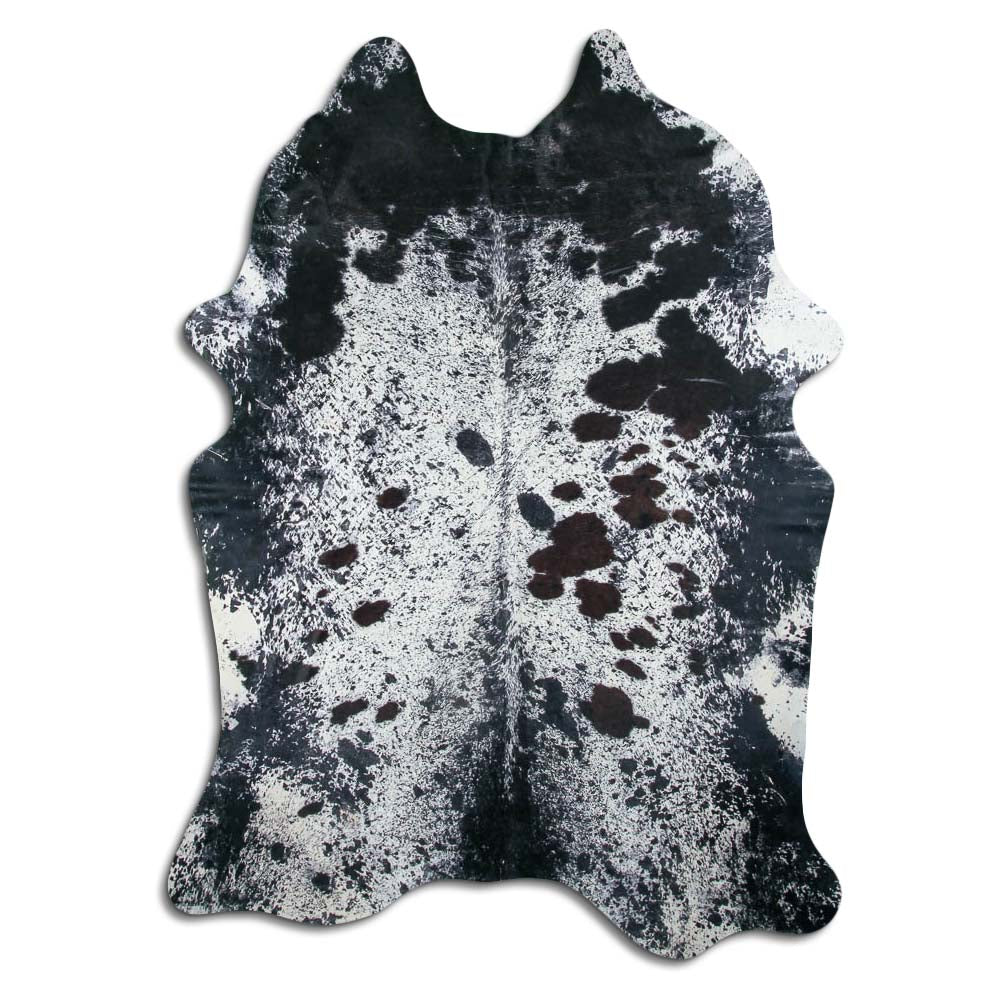 Authentic Leather Hides, Cowhide Area Rug, Salt & Pepper
