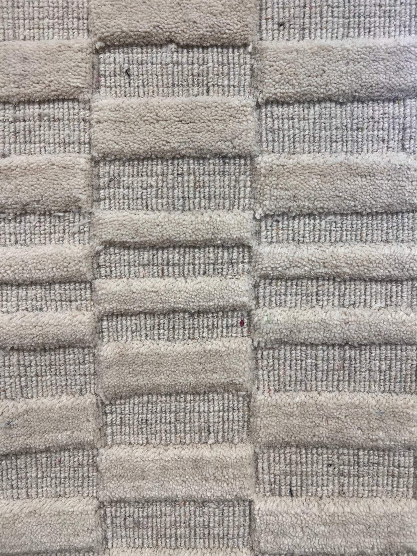 Finite Mosaics, Cryptograph Area Rug, Beige