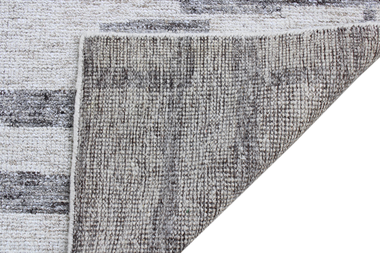 Finite Mosaics, Eternity Puzzle Area Rug, Ivory & Gray