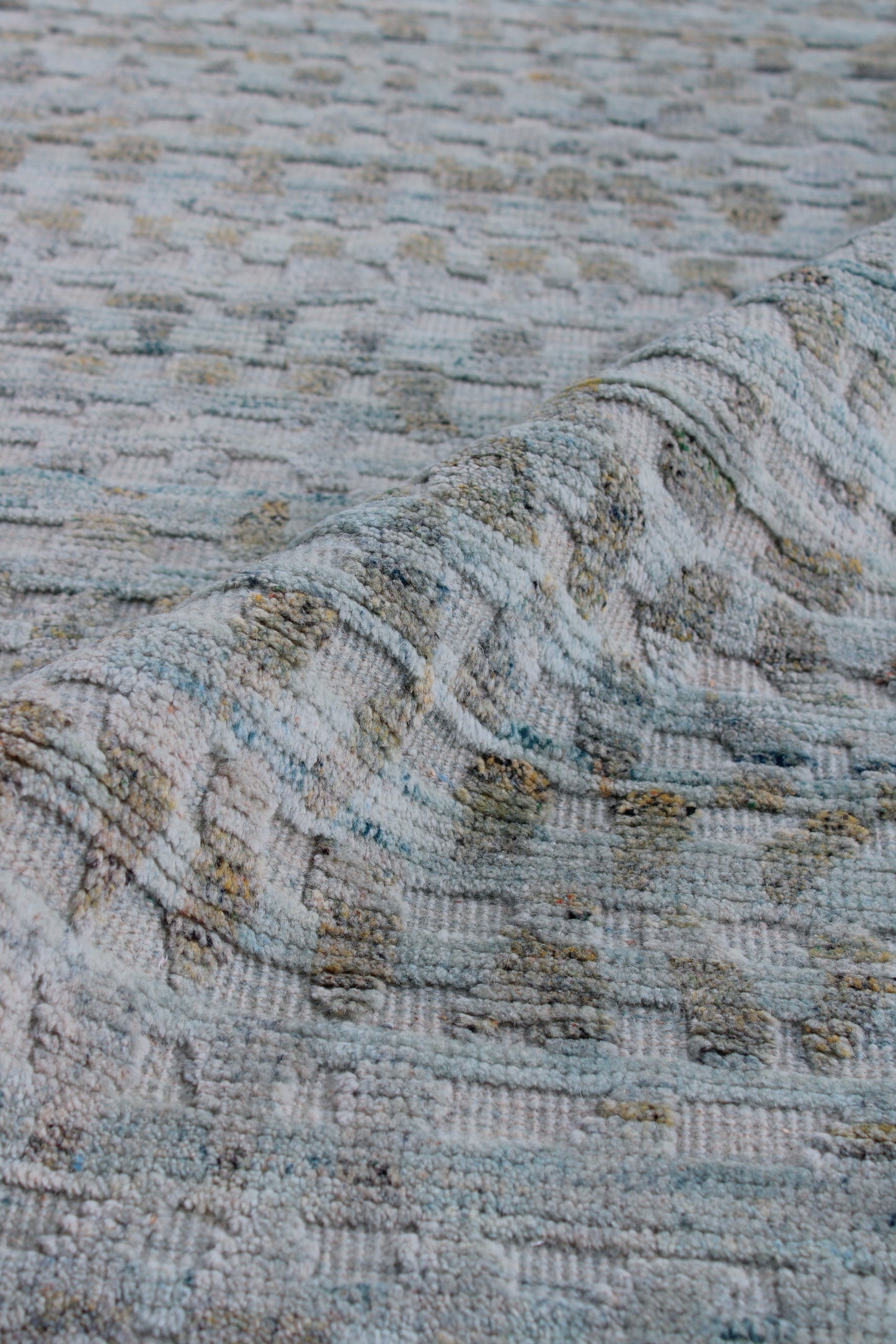 Finite Mosaics, Effervescence Area Rug, Gray & Teal