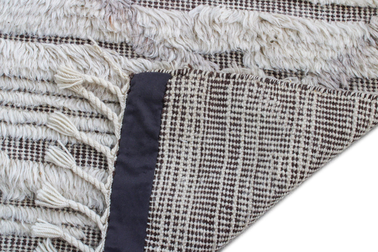 Finite Mosaics, Bound Echoes Area Rug, Gray & Beige