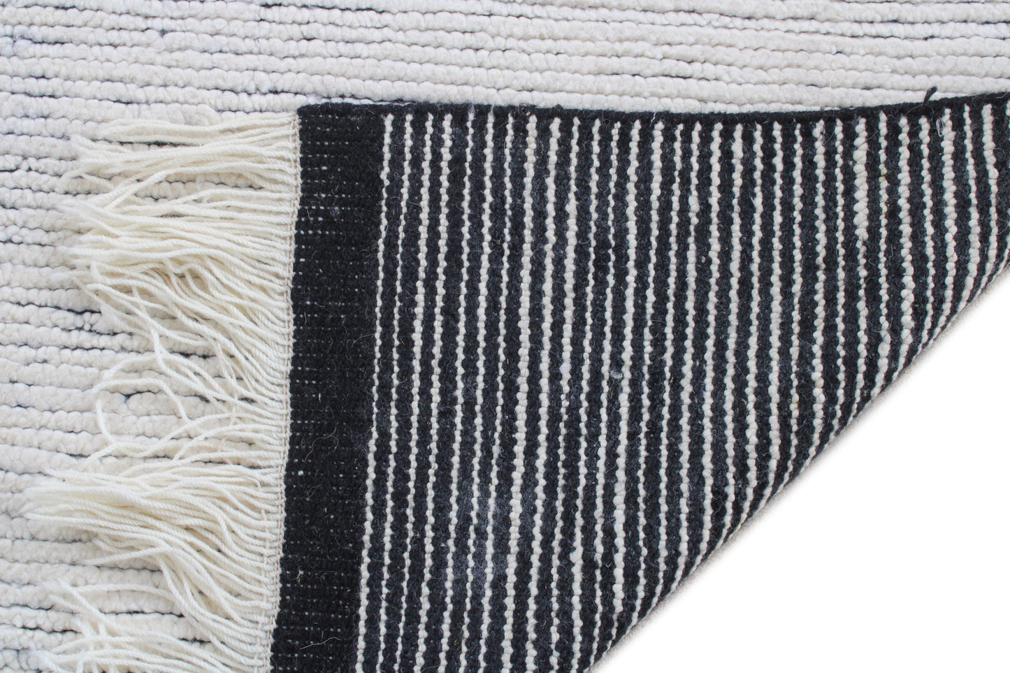 Finite Mosaics, Chronos Threads Area Rug, Ivory