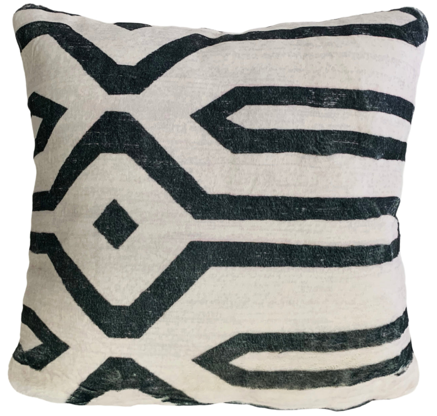 Angeleno Faux Chinchilla Fur Throw Pillow, Assorted Multicolor
