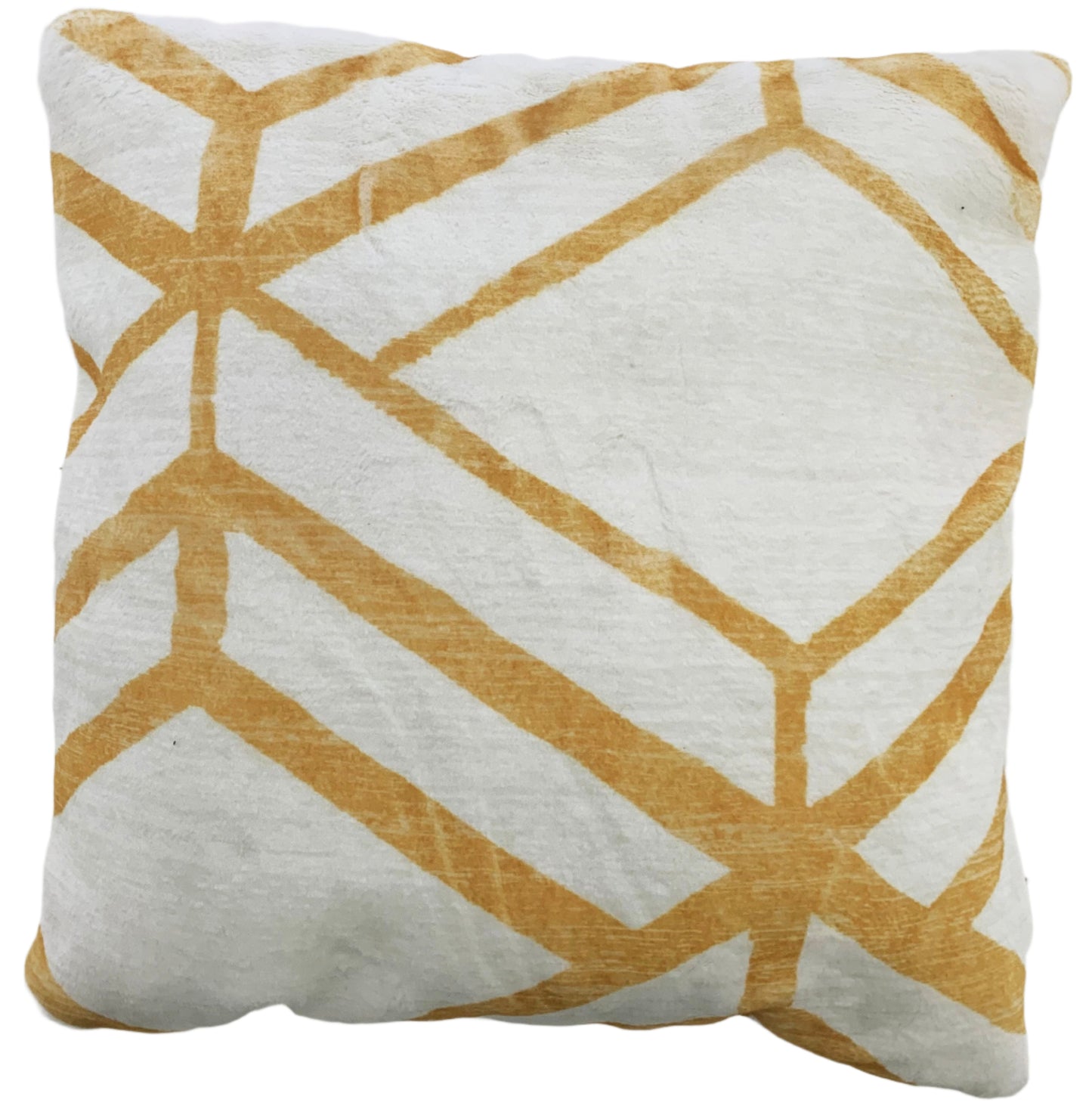 Angeleno Faux Chinchilla Fur Throw Pillow, Assorted Multicolor