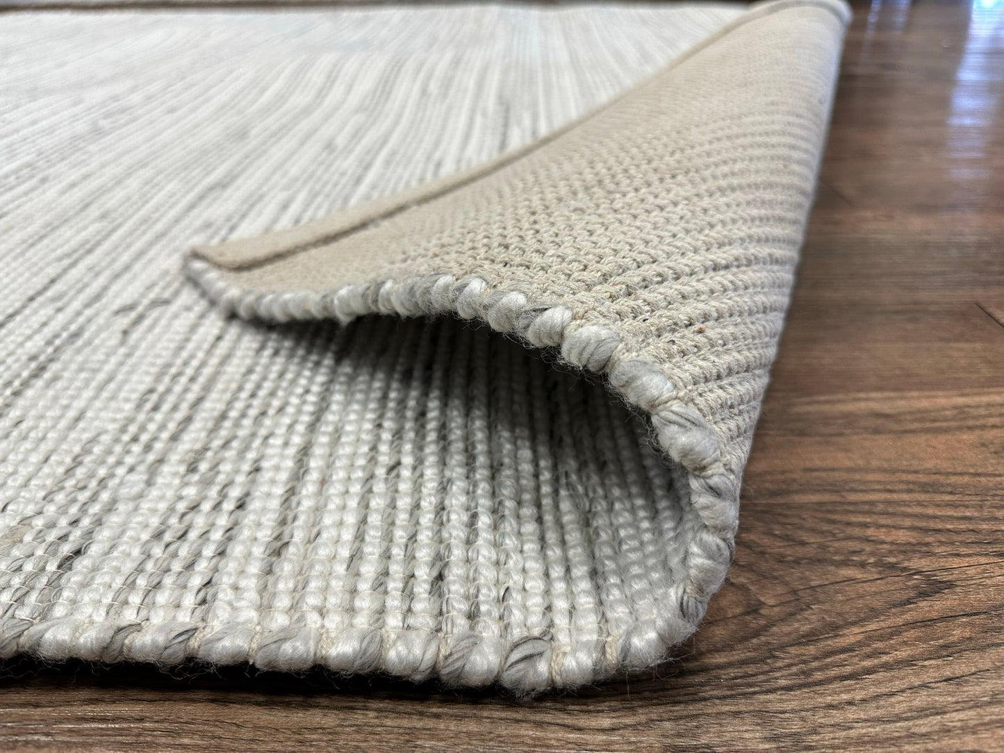 Ang Gray Harmony Area Rug, Gray & Cream