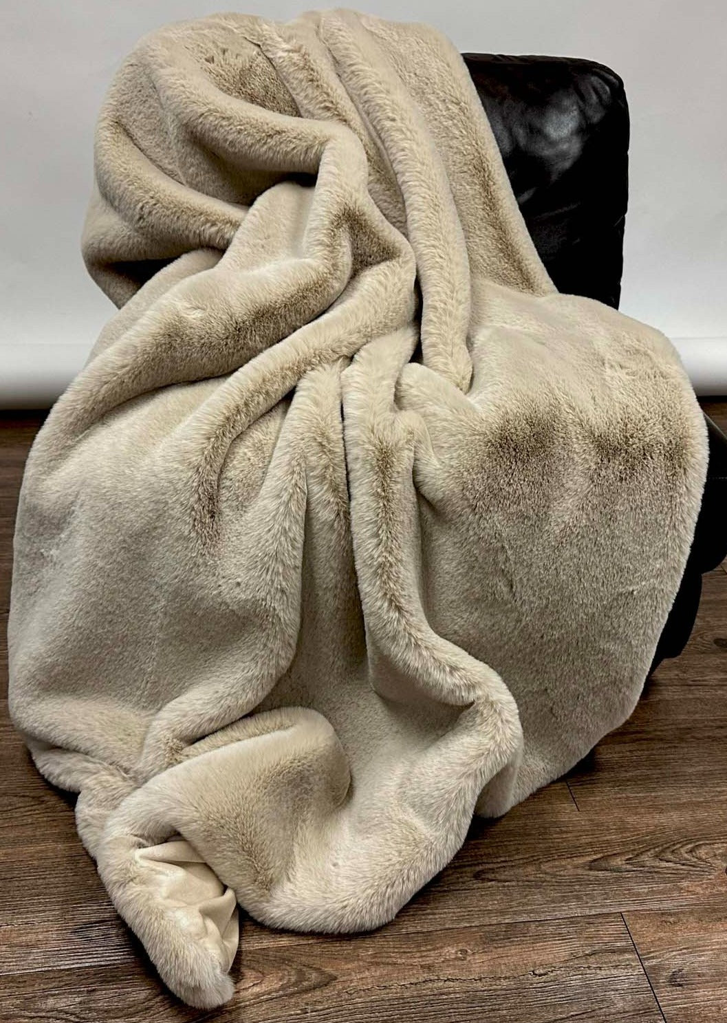 Bella Luxury Faux Fur Throw Blanket Collection, Assorted Colors