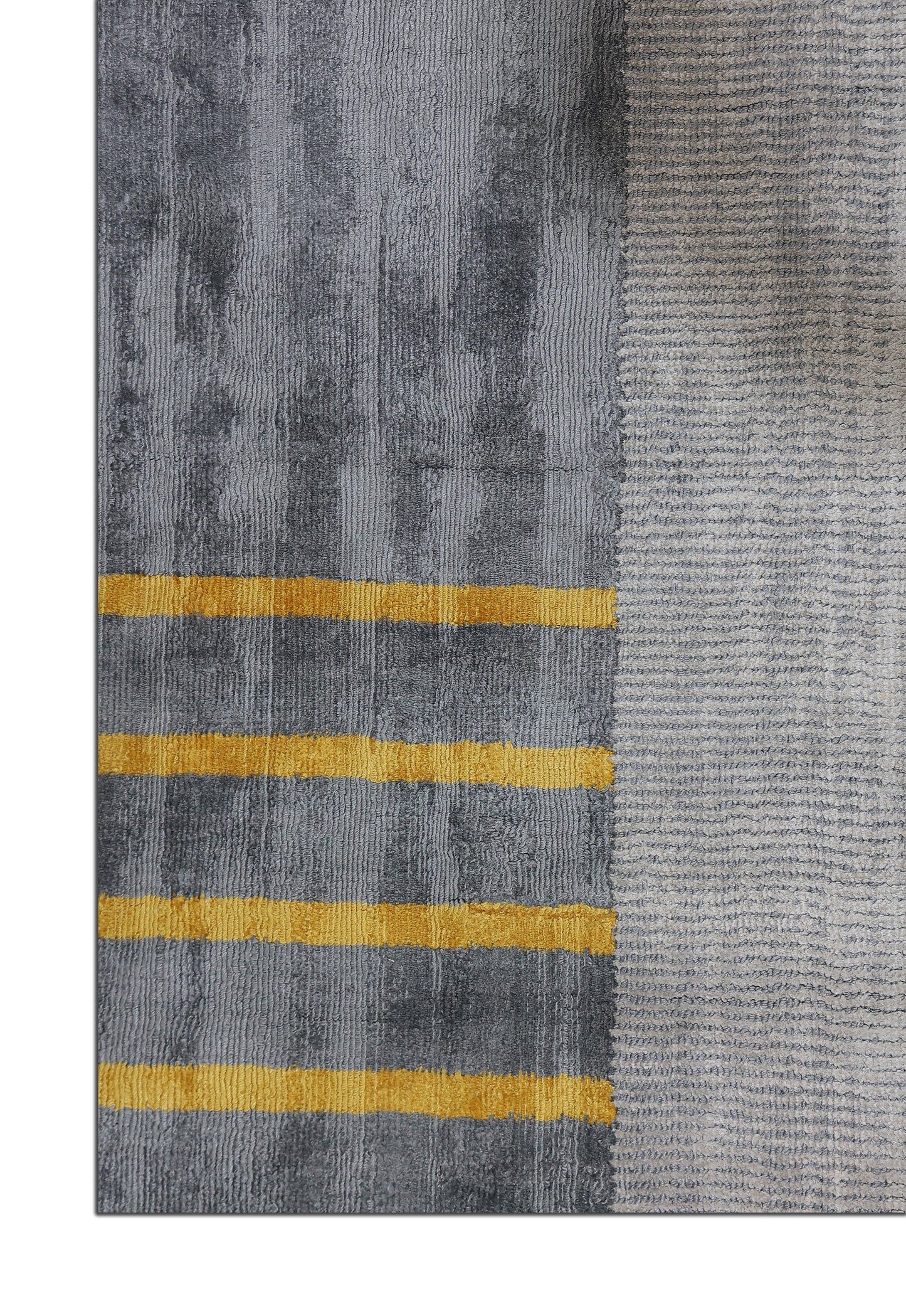Finite Mosaics, Dual Structure Area Rug, Gray & Yellow