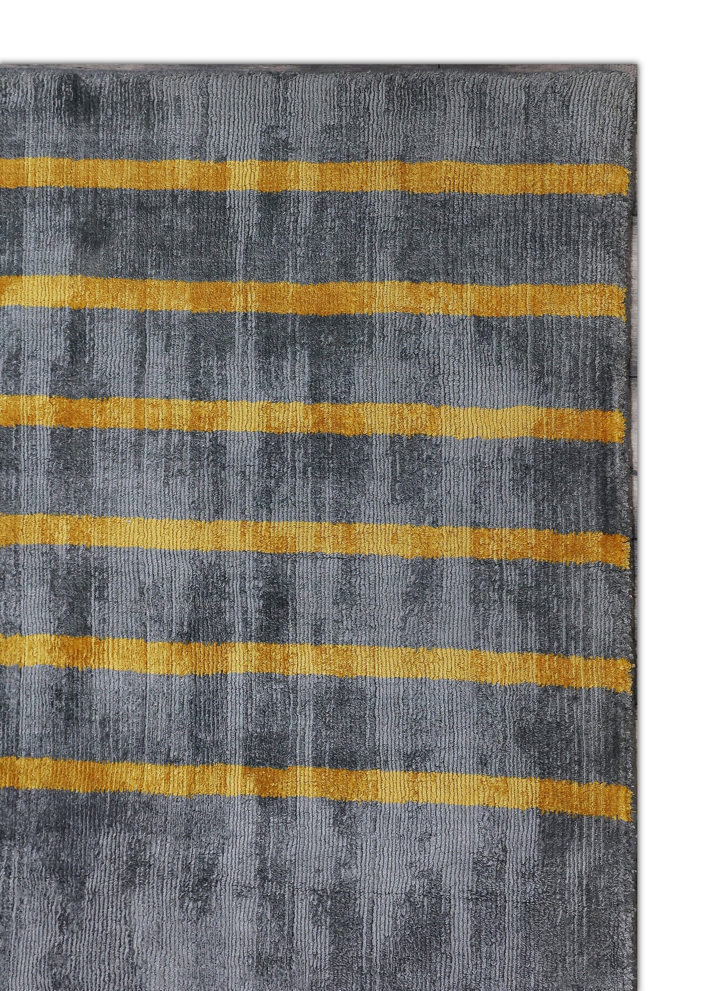 Finite Mosaics, Dual Structure Area Rug, Gray & Yellow
