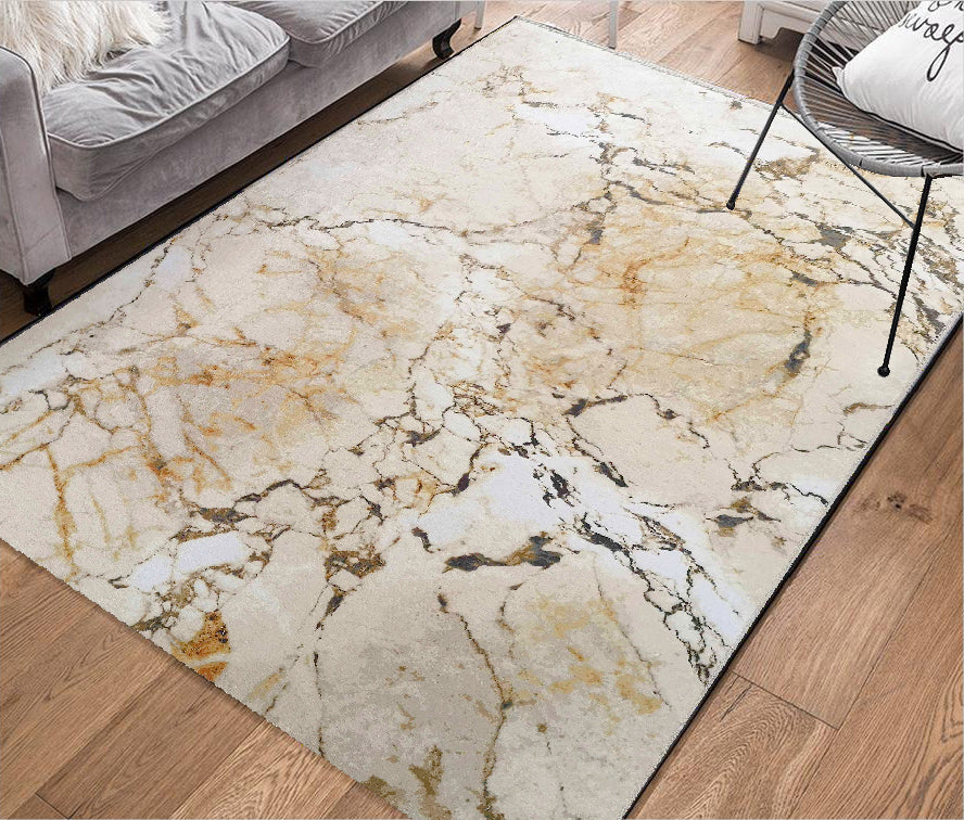 Vintage Style Soft Polyester Print on Design Elevate 239 Area Rug by Rug Factory Plus - Rug Factory Plus