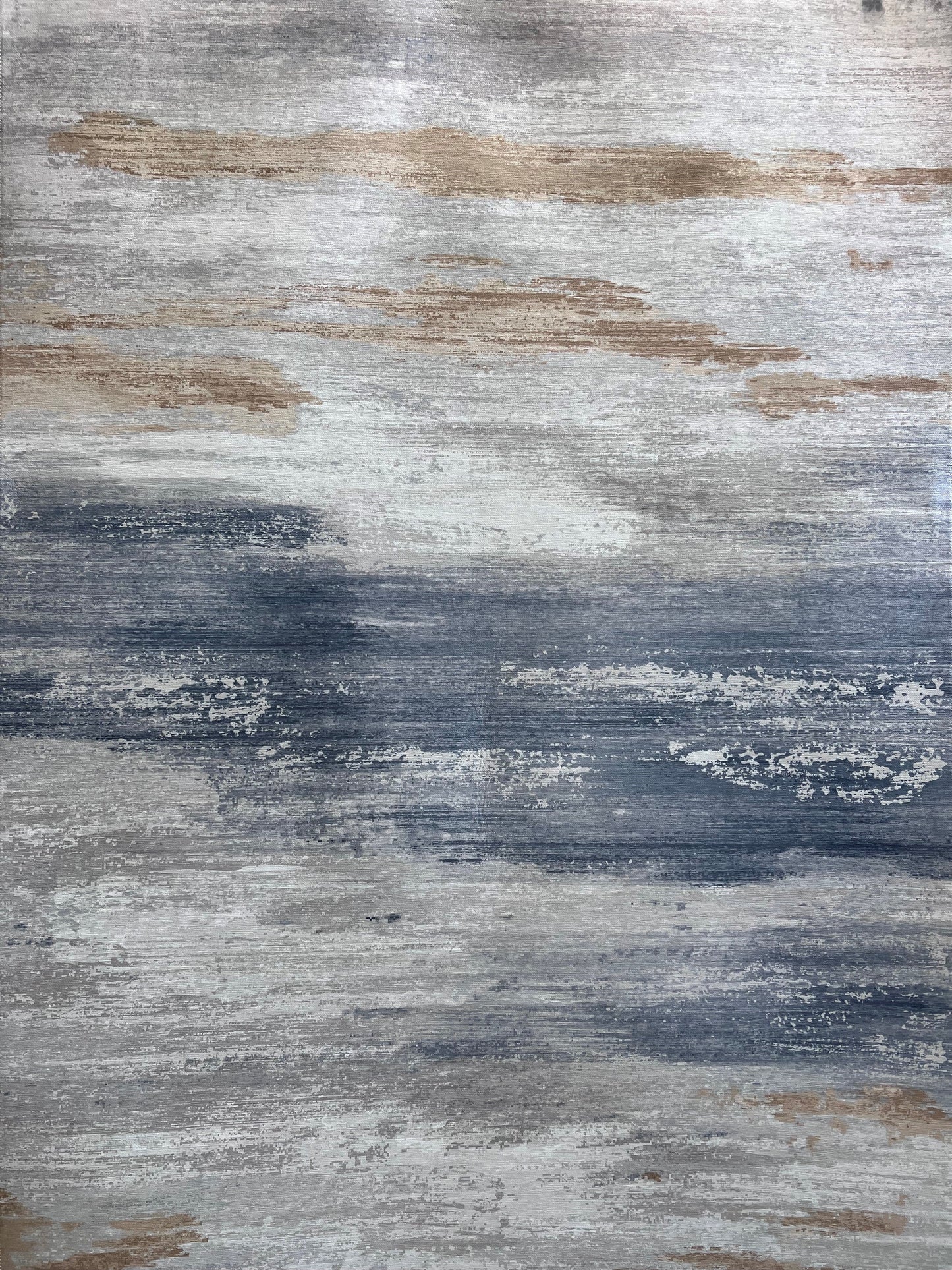 Elevate Cloudy Day Area Rug, Blue