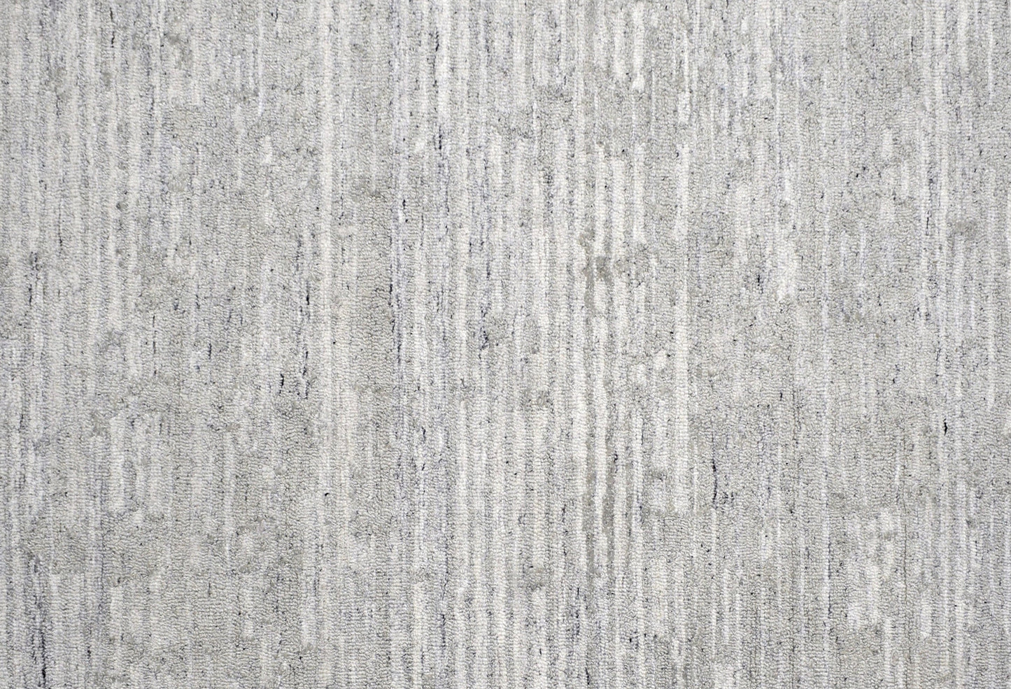 Finite Mosaics, Signal Interference Area Rug, Silver & Ivory