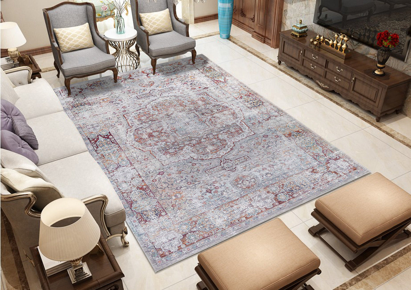 Elevate Persianesque II Area Rug, Multicolor