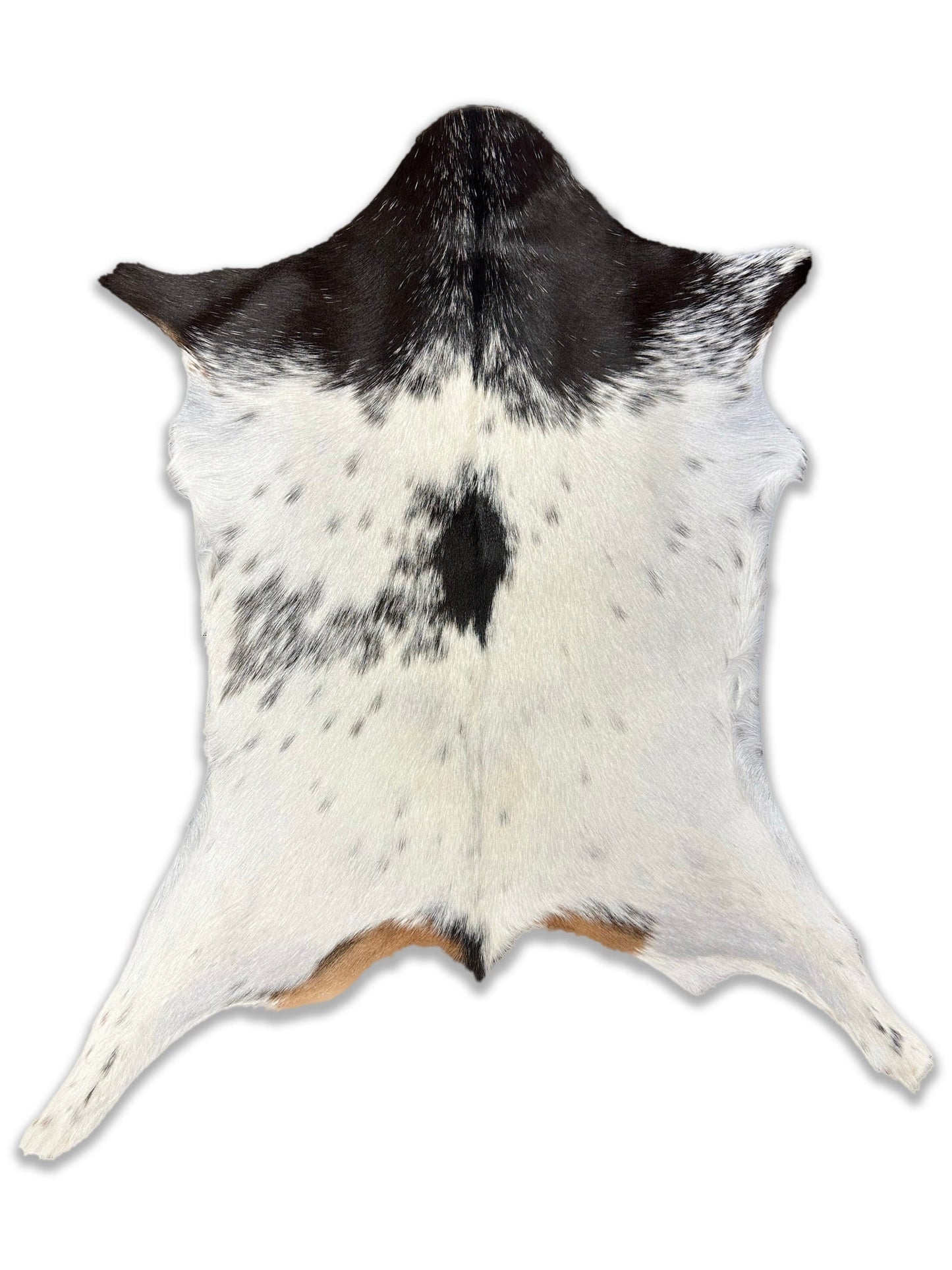 Authentic Leather Hides, Goat Leather Hide Area Rug, Assorted Natural