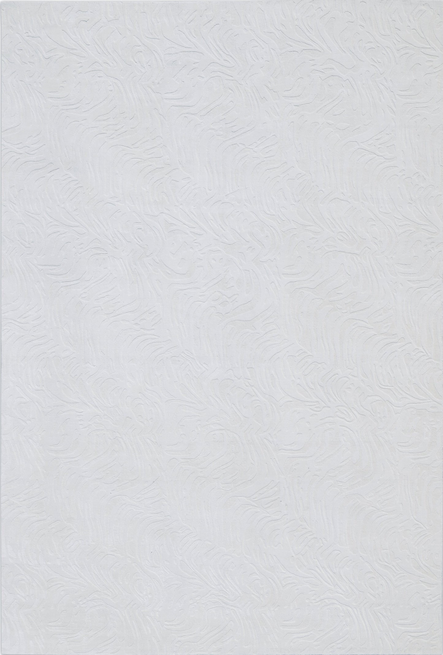 Finite Mosaics, Subliminal Illusion Area Rug, White