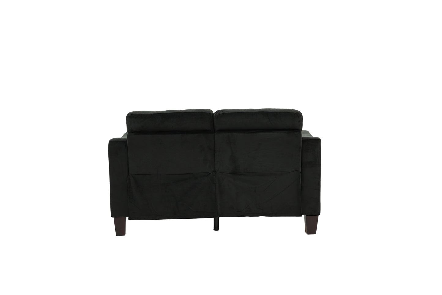 Thomas 2-Piece Sofa and Loveseat Set, Black Linenette