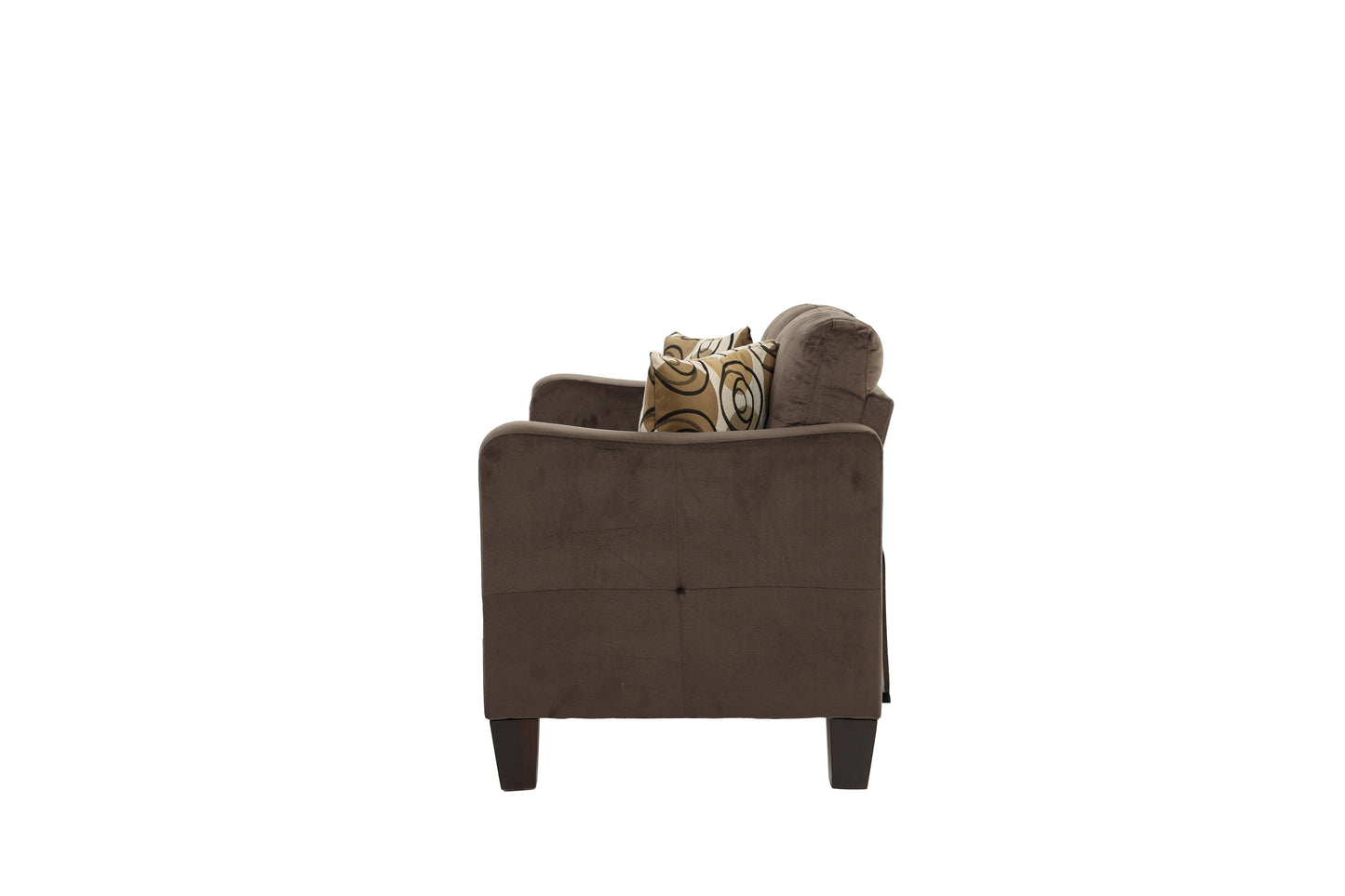 Thomas 2-Piece Sofa and Loveseat Set, Chocolate Linenette