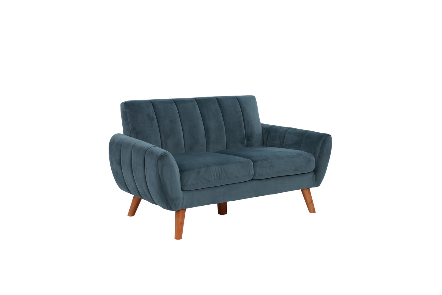 Kenneth 2-Piece Sofa and Loveseat Set, Slate Velvet