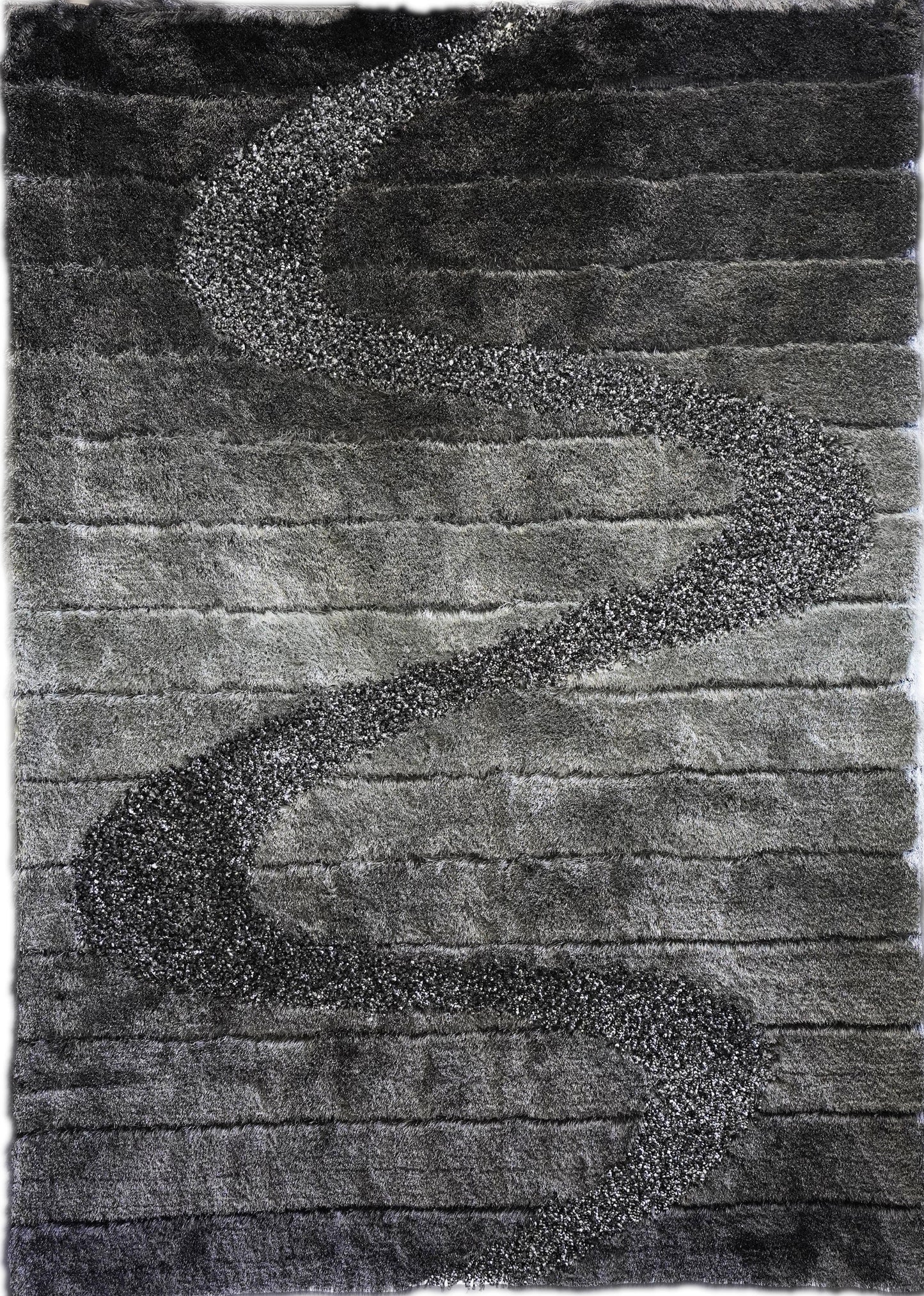 S.V.D. Silver Lining Area Rug, Gray