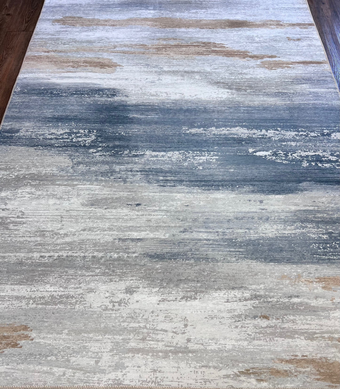 Elevate Cloudy Day Area Rug, Blue