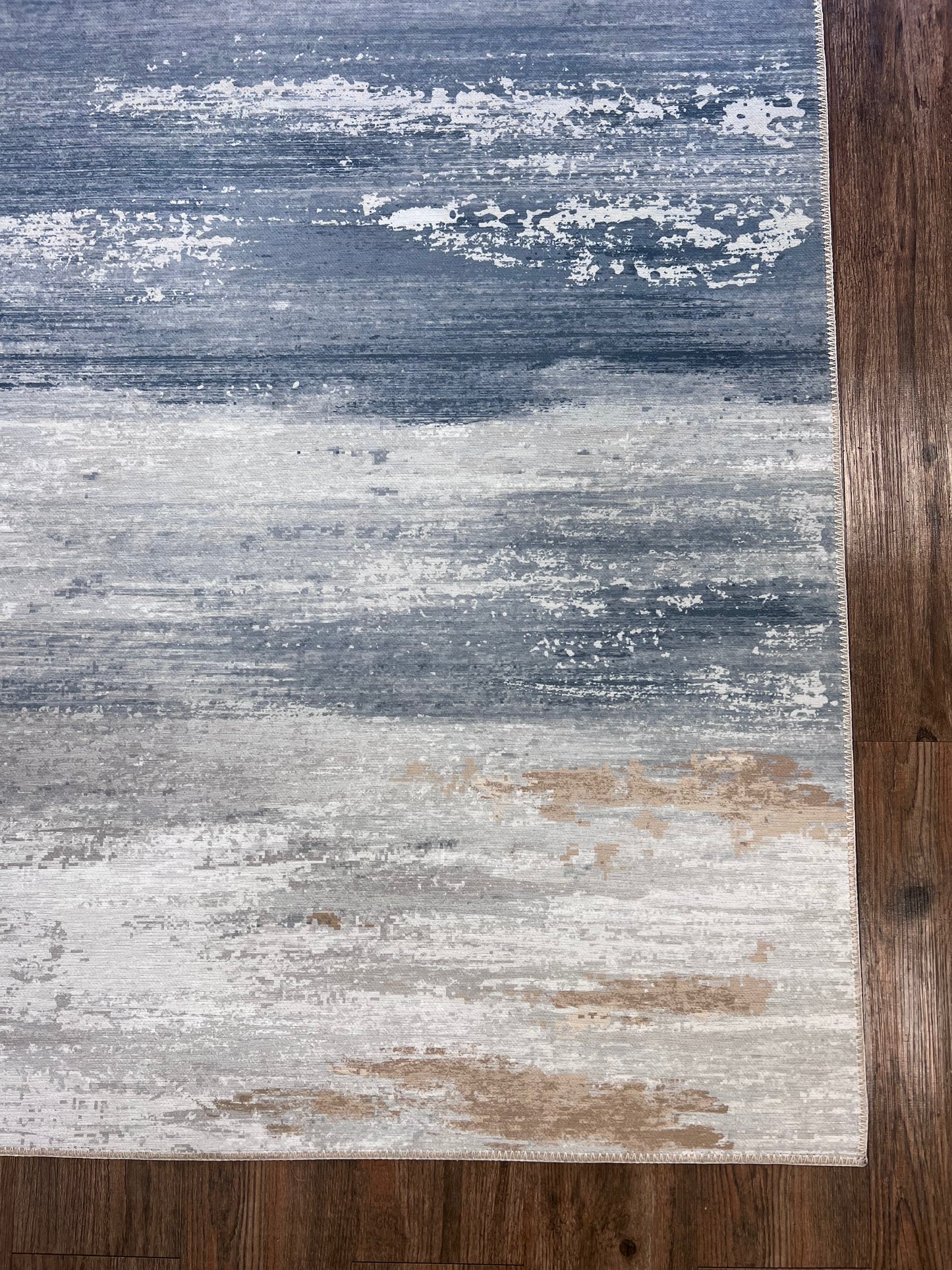 Elevate Cloudy Day Area Rug, Blue