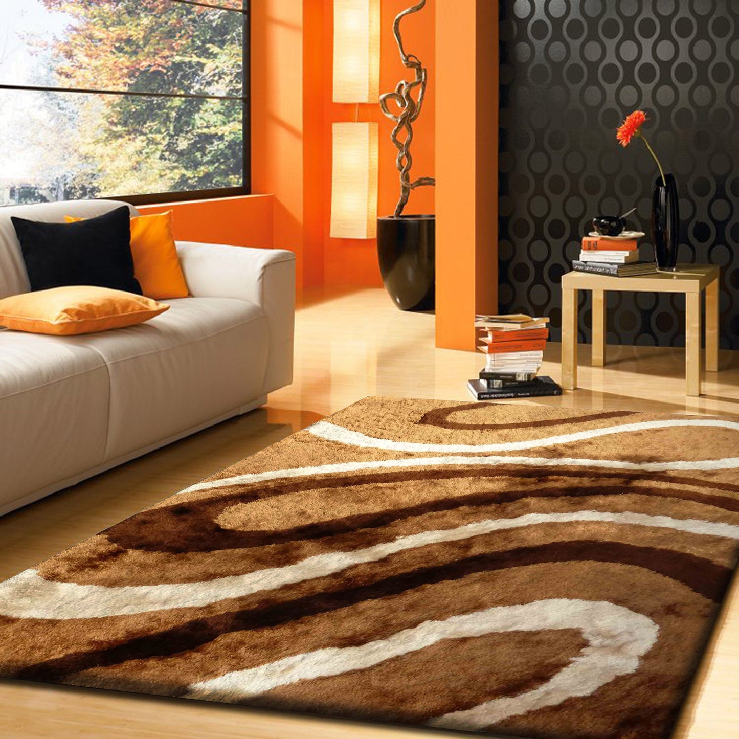 S.V.D. Slither Area Rug, Assorted Multicolor