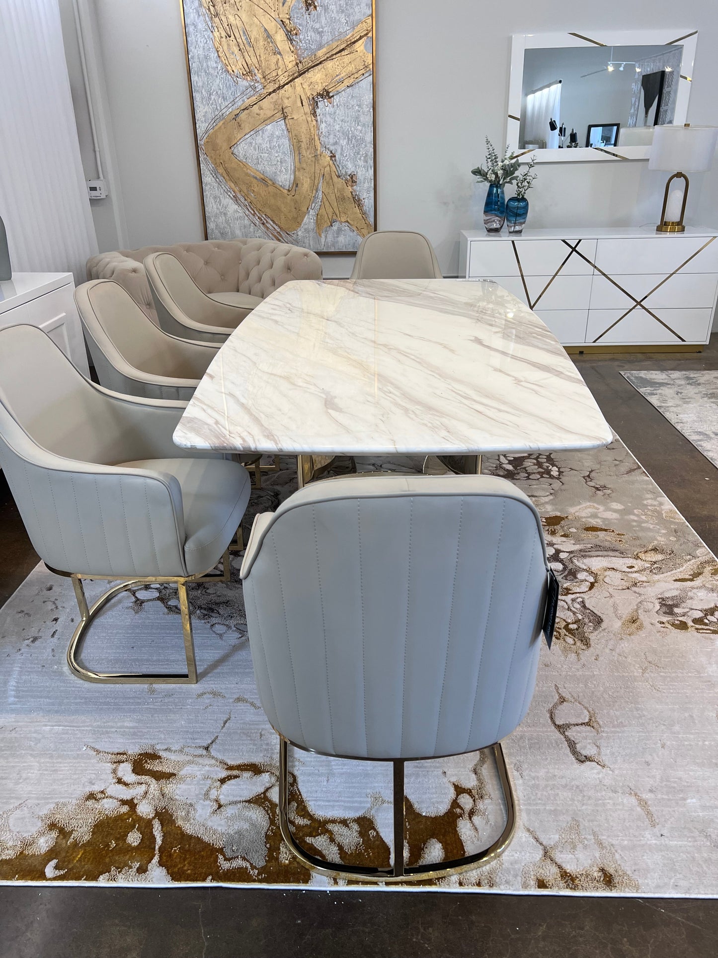 Maximus Iridescence Indoor | Outdoor Area Rug, Gold & Silver