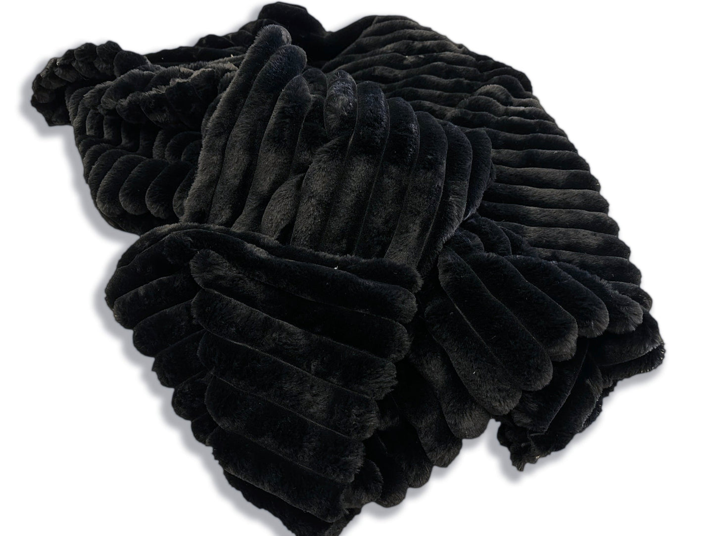 Rexa Faux Chinchilla Fur Throw Blanket, Assorted Colors
