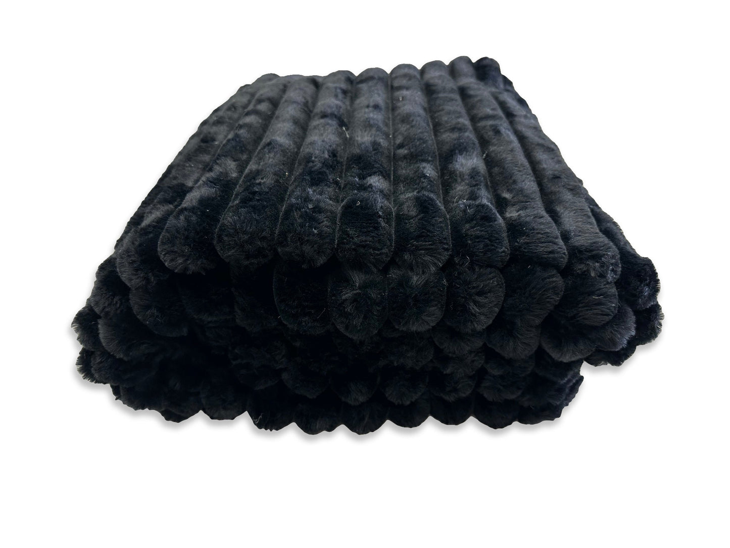 Rexa Faux Chinchilla Fur Throw Blanket, Assorted Colors