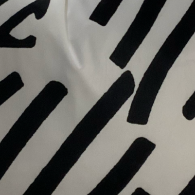 VIVA DigiPrint Velvet Throw Pillow, White & Black