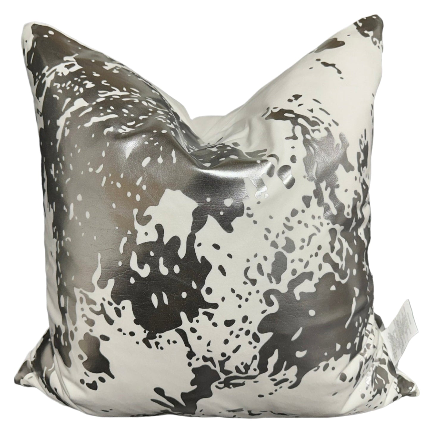 VIVA Metallic Velvet Throw Pillow w/ Down Feathers, Assorted Multicolor